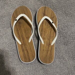 Raya Sun White and Brown Sandals